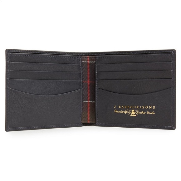 Barbour leather wallet NWT - Picture 2 of 4